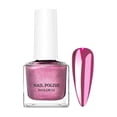 thumbnail image 2 of Metal Nail Polish Quick Dry Mirror Finish No UV Lamp Needed - Fast Drying Metallic Nail Lacquer for Women - Long Lasting Shiny Nail Color for Home Salon or Party Use - Glass Bottle 7ml, 2 of 6
