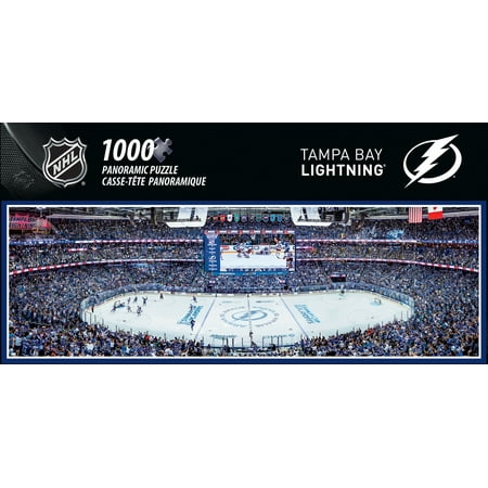 MasterPieces Sports Panoramic Puzzle NHL Tampa Bay Lightning Center View 1000 Piece Jigsaw