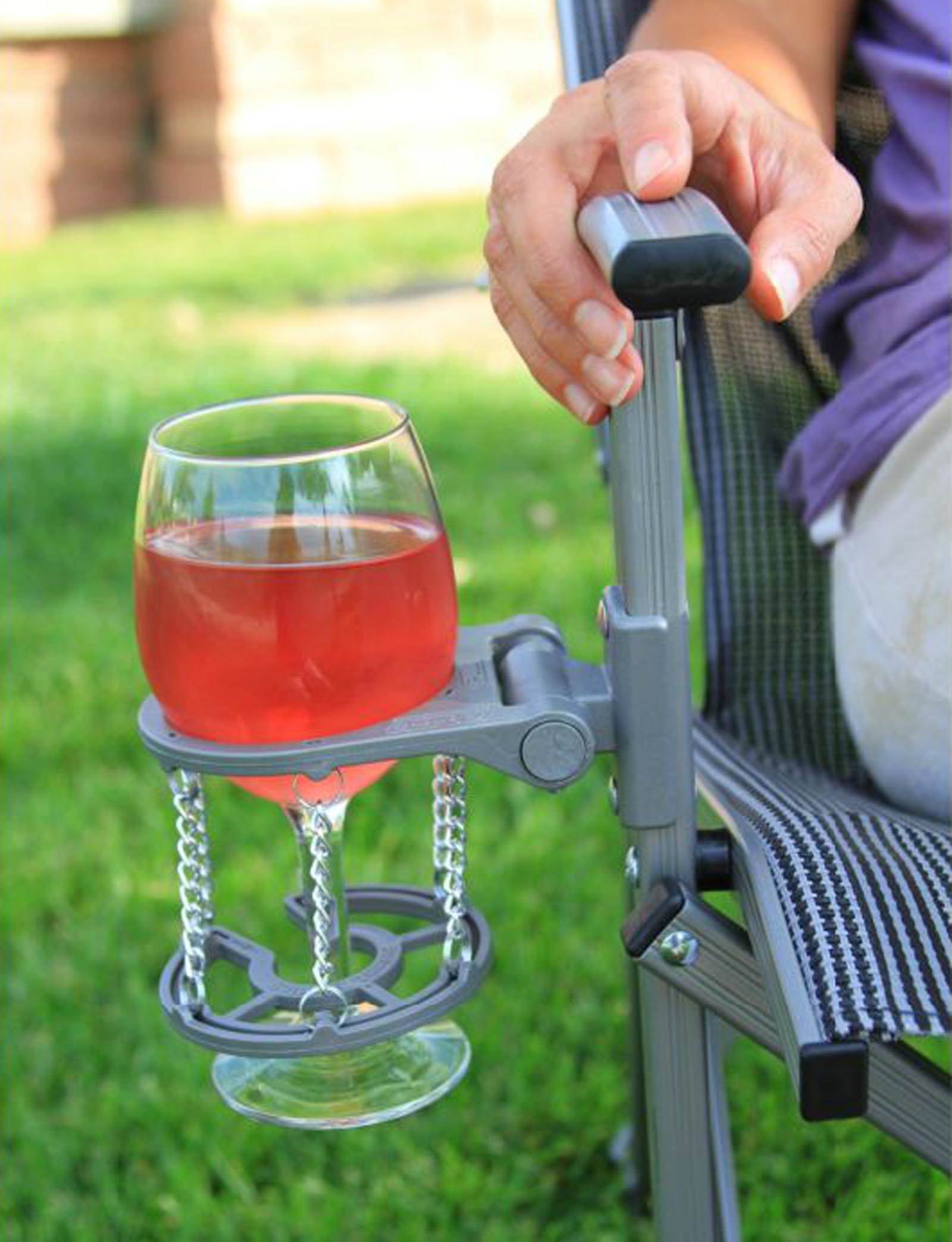 Coleman Patio Weather-Resistant Adult Sling Chair with Drink