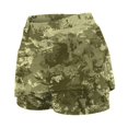 thumbnail image 6 of Jxximdong Skorts for Women Women's Fashionable Athleisure Skirt With Pockets Camouflage Printed Mid Rise Skirts Tennis Skirts Green XXXXL Culottes, 6 of 8