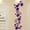 Dark Purple-Right, variant on Rattan Flower Wall Murals for Living Room Bedroom Sofa Backdrop TV Background Decaoration To The Left (Color : Deep Purple Sticker)