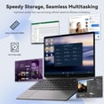 thumbnail image 4 of NIMO 15.6" IPS FHD-Laptop,8GB RAM,256GB SSD,Intel 6-Cores i3-1215U (Beat i5-1135G7),65W Type-C,Fingerprint,Computer with Backlit Keyboard Fingerprint Laptops for Business and Student,Wi-Fi 6,Win 11, 4 of 7