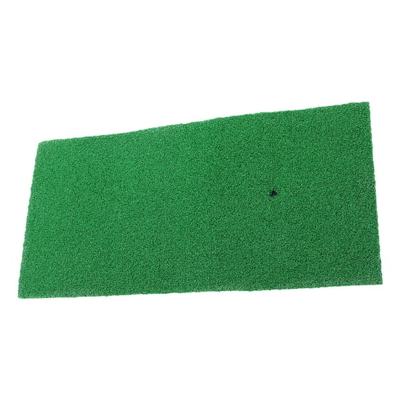 TEHAUX Golf Practice Mat Green Dual Turf Nylon SBR Indoor Outdoor Training Mat for Golfers