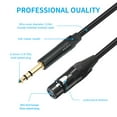 thumbnail image 4 of Cable Interconexión Señal Equilibrada Conector XLR 1M A TRS 1/4 Pulgadas Y 6 35mm, 4 of 5