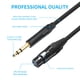 thumbnail image 4 of Cable Interconexión Señal Equilibrada Conector XLR 2M A TRS 1/4 Pulgadas Y 6 35mm, 4 of 5