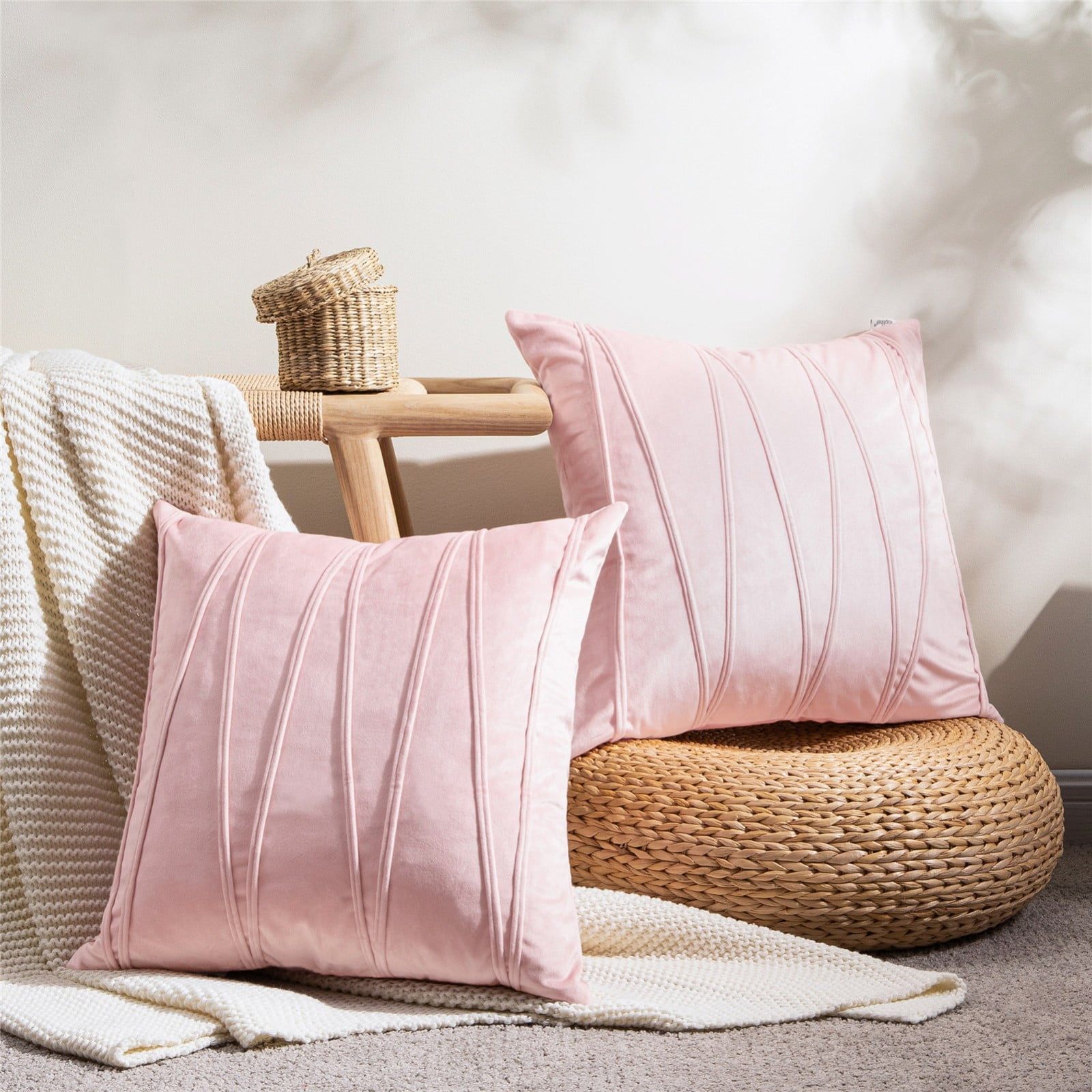 Top Finel Decorative Throw Pillow Cases Soft Chenille Solid Cushion Covers 12 X 20 for Couch Bedroom Car Coffee Color Pack of 2 Top Finel Decorative Throw Pillow Cases Soft Chenille Solid Cushion Covers 12 X 20 for Couch Bedroom Car Coffee Color Pack of 2