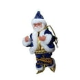 thumbnail image 3 of Climbing Santa Claus Muñeco Musical Eléctrico Animado Figura Trepadora de Cuerda Navideña Adorno Decorativo para Árbol de Navidad Regalo Adecuado para el Hogar Ventanas Puertas y Azul, 3 of 10