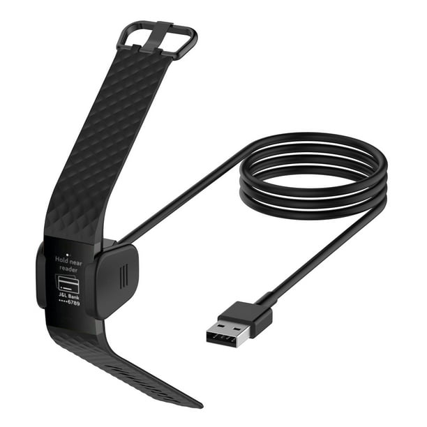 Eeekit Usb Charger Dock Adapter Charging Cable Cord For Fitbit Charge 3 Fitness Tracker Walmart Com Walmart Com
