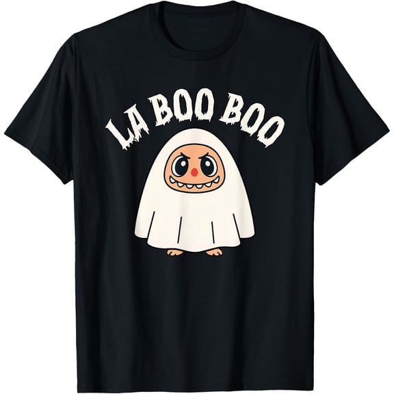 Cute Spooky Halloween Laboo Boo Ghost Kids Adults Costume T-Shirt