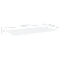 thumbnail image 4 of vidaXL Bookshelf Boards 8 pcs White 80x20x1.5 cm Engineered Wood, 4 of 4