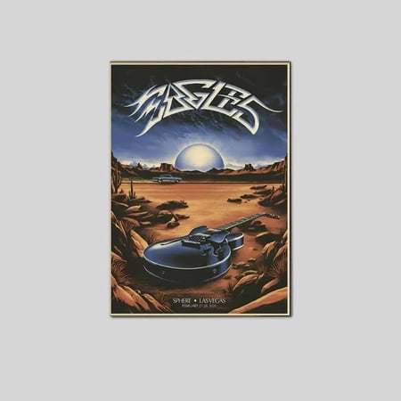 NEW Eagles Sphere Las Vegas NV Feb 27–28 2026 Concert Poster Size 24''x36'' Goldengate