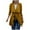Yellow, variant on Lindreshi Womens Shackets Coat in Clothing Clearance Women Fashion Long Sleeve V-Neck Windbreak Solid Color Tether Waist Retraction Overcoat