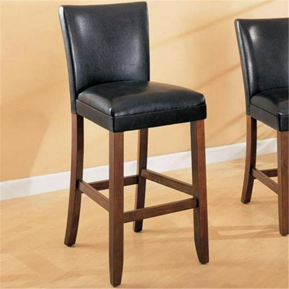 Coaster 100387 Telegraph 29'' Faux Leather Bar Stool - Pack of 2