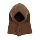 thumbnail image 3 of Gorro de invierno para mascotas, gorro cálido para clima frío, gorro cómodo para vestir, capucha para perro, gorro cálido para gatito, cachorro, perro marrón oscuro S, 3 of 8