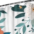 thumbnail image 3 of Pioneer Flower Floral Print Pattern Shower Curtain 84"x72" ,Bathroom Decorative Shower Curtains Set with 12 Hooks,Modern Waterproof Washable Shower Curtain, 3 of 6