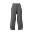 thumbnail image 4 of Hrsba Mens Exercise Pants,Elastic Waist Solid Color Summer Casual Lightweight Breathable Long Pants, 4 of 5