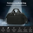 thumbnail image 2 of Camera Bag Travel Camera Shoulder Bag Water-resistant Shock-proof for Mirrorless Camera with Removable Dividers And Shoulder Strap, 2 of 6