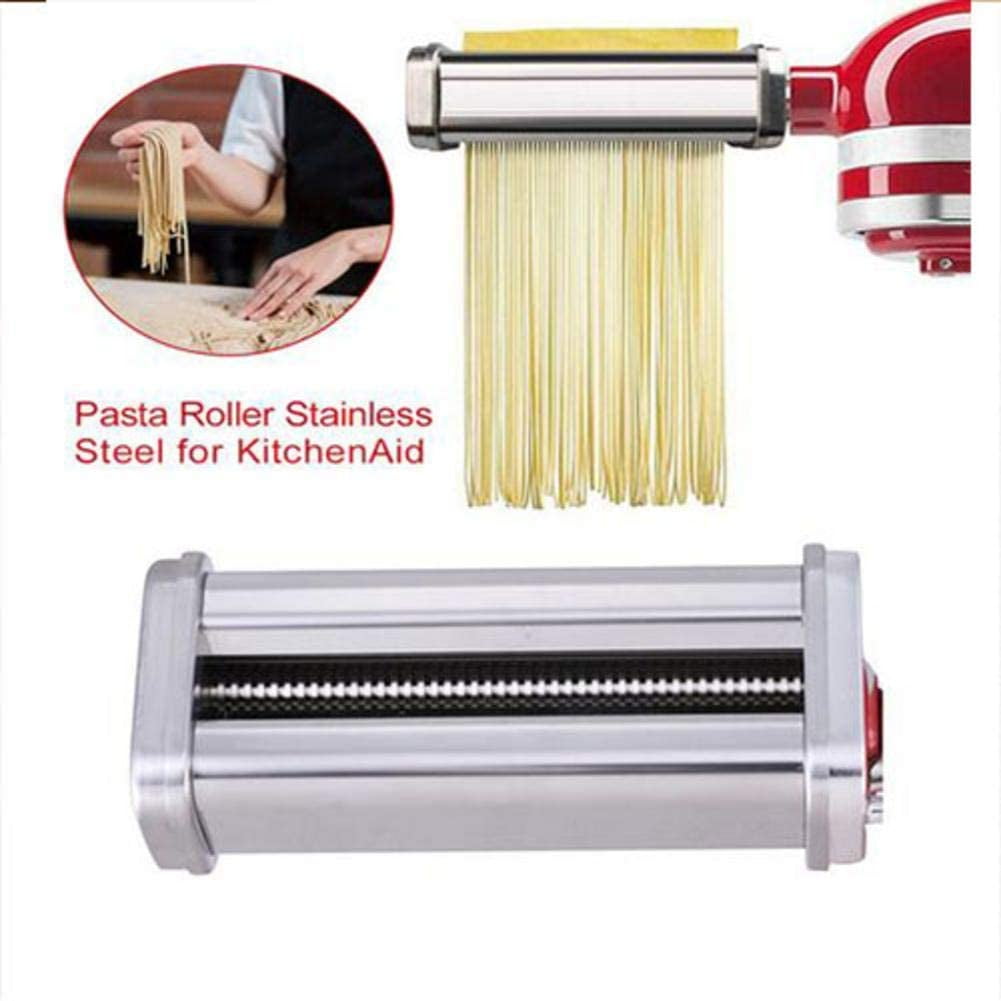 Pasta Roller Stainless Steel ThreePiece Set Stand Mixer Attachments