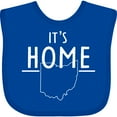 thumbnail image 3 of Inktastic It's Home State of Ohio Outline Boys or Girls Baby Bib, 3 of 4