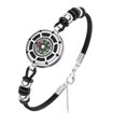 thumbnail image 1 of Compass Bracelet Diffuseur d'Huiles Essentielles Aromathérapie Mini Bracelet Boussole Réglable Bracelet Parfum Corde de Cire Boussole Intégrée Randonnée en Plein Air Ensemble Cadeau pour Femmes Hommes et Filles, 1 of 2