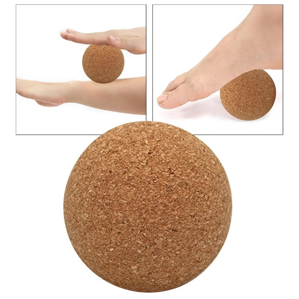 Boule De Massage En Liège Pour Tissus Profonds – 10 Cm, Auto-nettoyante, Légère Et Durable – Idéale Pour Le Relâchement Myofascial