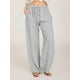 thumbnail image 1 of Pantalones de yoga holgados casuales de algodón y lino para mujer, pantalones largos para hacer ejercicio, 1 of 6