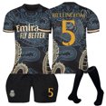 thumbnail image 1 of Real Madrid Dragon Black Special Edition Football Shirt Kids - 23-24 - No. 5 Bellingham M No.5 Bellingham, 1 of 2