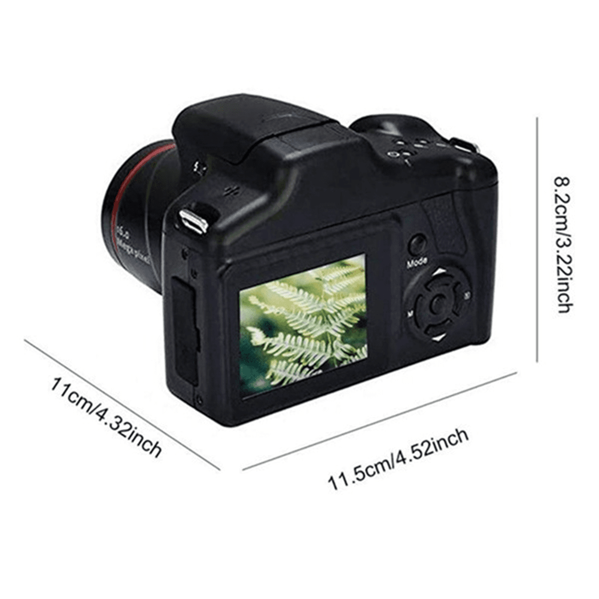 Digital Camera Vlog Camera Photography 16X Digital Zoom 720P HD SLR Camera Photo Cameras for Live Stream