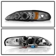 thumbnail image 2 of ( Spyder ) Ford Mustang 94-98 1Pc Projector Headlights-LED Halo-Amber Reflector-, 2 of 8
