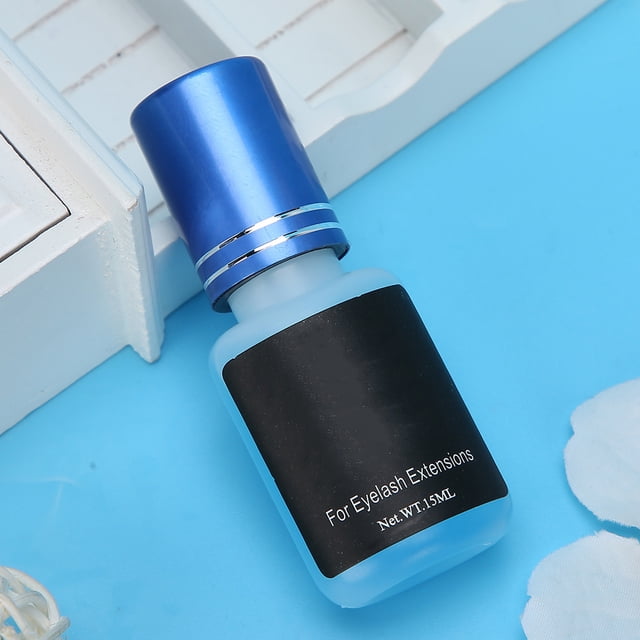 Colle pour Cils 15 ml Séchage Rapide Longue Tenue Transparente Colle d'Extension pour Cils
