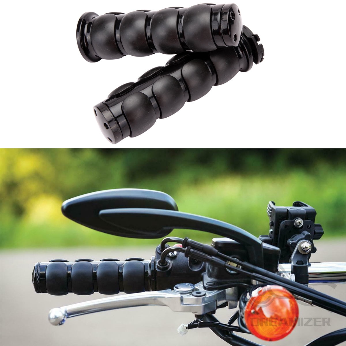 25mm 1'' Handlebar Hand Grips For Harley-Davidson Electra Road Street Glide King