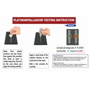 Platinum & Palladium Jewelry Testing Solution With Scratch Testing Stone USA
