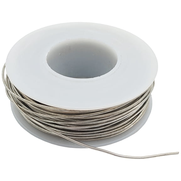 78 Feet 20 Gauge Silver Color Tinned Copper Crafting Wire, Uninsulated