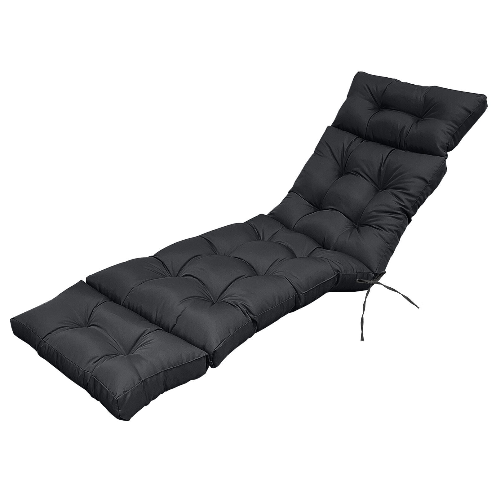 Outdoor Lounge Cushion Patio Chaise Replacement 71 x 20 Inch Rocking Cushion for Furniture Sofa Non Slip Beach Pool Recliner Sunbathing Chair Pads with Headrest