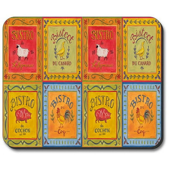 Art Plates brand Mouse Pad - Horses in Sunflowers