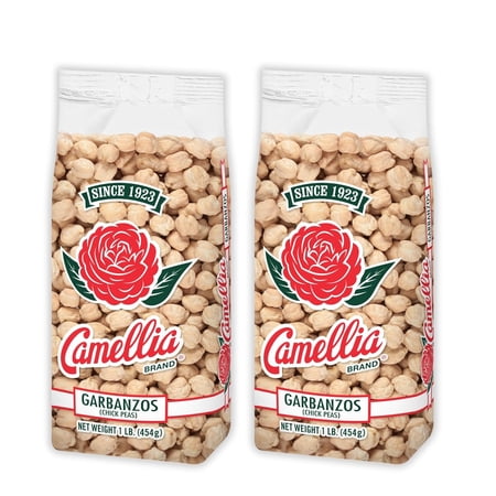 Camellia Garbanzo Beans Chickpeas 1 Pound (2 Pack)