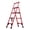 red25, variant on A-Frame Style Collapsible Extension Ladder – 153" Telescoping Ladder for Home Maintenance with Triangle Stability and Anti-Slip Feet for Roof Work