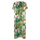 thumbnail image 3 of WILLBEST Vestidos de Algodon Vestido para Mujer Casual Cuello En V Manga Corta Bragueta con Botones Vestido Estampado Floral con Bolsillo Vestido Largo Casual Maxi Grande​​, 3 of 3