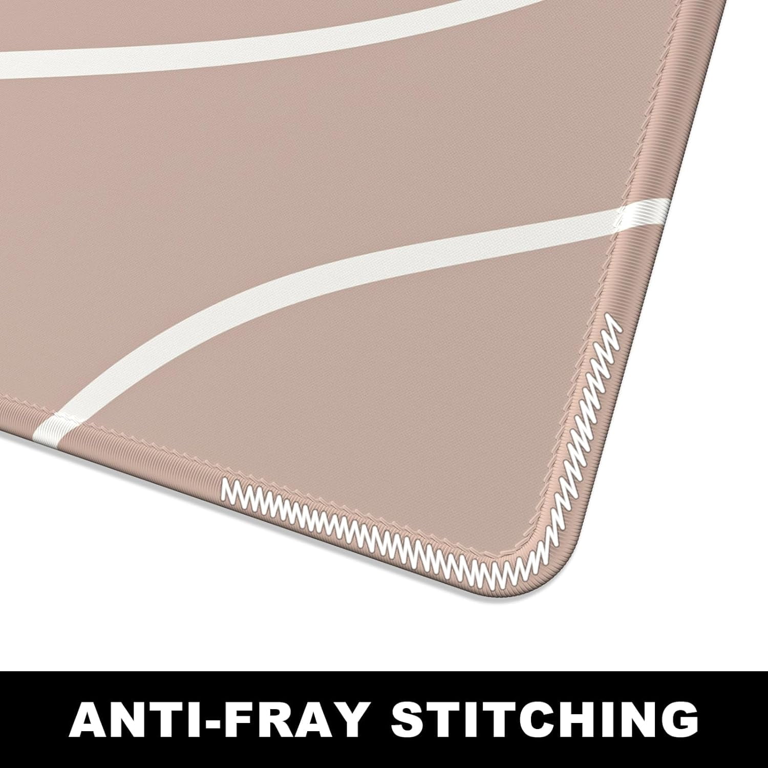 Large Mouse Pad, Desk Pad, XXL XL Extended Gaming Mouse Pad, Desk Mat for Office & Home, Long Keyboard Mat, Huge Mouse Pad, Desktop Full Cover 31.5 x 11.8 Inches, Art Modern Abstract Lines