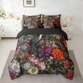 thumbnail image 2 of Homewish Vintage Garden Flower Bedding Comforter Set 7pcs for Adult, Rustic Farmhouse King Bedding Sets, 3D Bird Animal Reversible Bed Sheets, Microfiber Bedroom Decor, 2 of 7