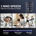 thumbnail image 3 of xianlin-New Replacement Remote Control Compatible with LEVOIT 36" Bladeless Tower Fan & Air Purifier for Bedroom, 3 of 4