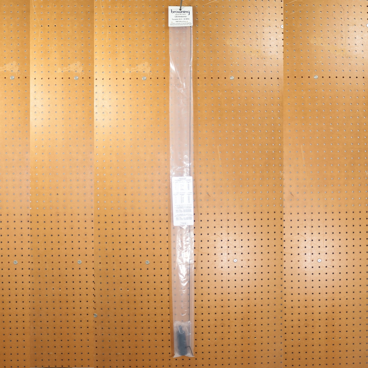Browning 200-Watt Low-Band 26.5 MHz to 30 MHz Unity-Gain UHF Antenna with NMO Mounting (Black Base), Black Base