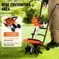 thumbnail image 4 of KFFKFF Tiller Cultivator Gas Powered 31CC 4-Stroke Garden Cultivator Lawn Garden, 4 of 9