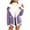 Purple, variant on cocolona Womens Winter Fleece Warm Coat Long Sleeve Turn-down Collar Fuzzy Jacket Coat Fashion Patchwork Outwear with Pockets