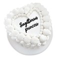 thumbnail image 1 of Cake topper cutylight Princesa Sagitario corazón blanco, 1 of 1
