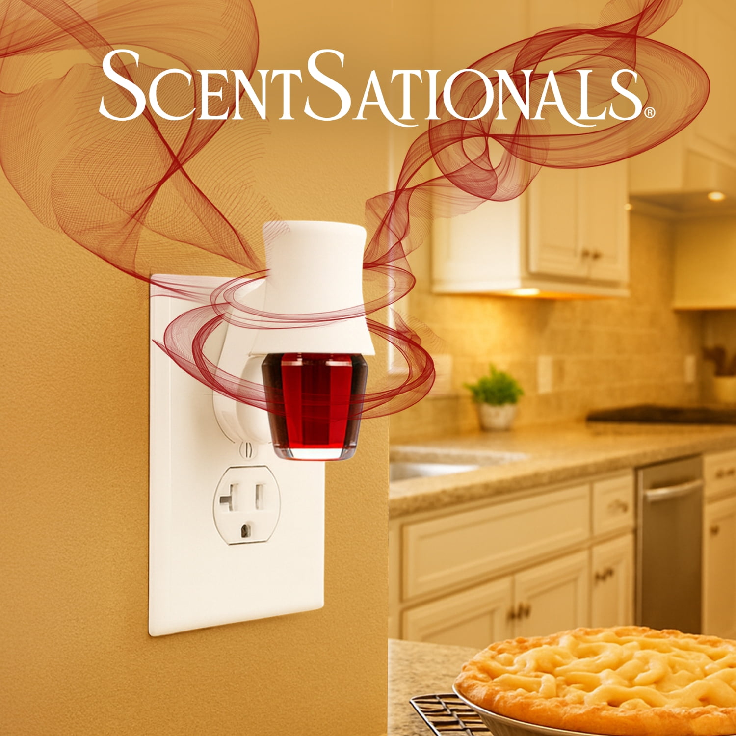 ScentSationals Aroma Accent Fragrance Oil, Warm Cinnamon Apple