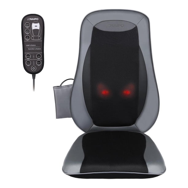 Asiento de Masaje Tipo Shiatsu y Vibración Naipo MGBK-2606H