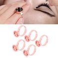 thumbnail image 1 of 5pcs Pigment  Cup Reusable Stainless Steel Microblading   Cup for Eyelash Artist Rose Red, 1 of 8