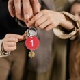 thumbnail image 3 of 100pcs Numbered Key Tag Numbered Tags Plastic Numbered Circles Number Tags With Metal Rings Circular Numbered Key Tags For Organize, 3 of 8