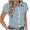 Light Blue, variant on Lightweight Tops & Blouses Lightweight Tshirts Women Loose Athletic Tops Women Cropped Cute Black Crop Tops for Women Shirts for Women Work